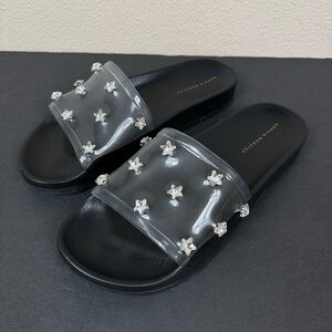 Sophia Webster Dina Gem Slide sandals black Star